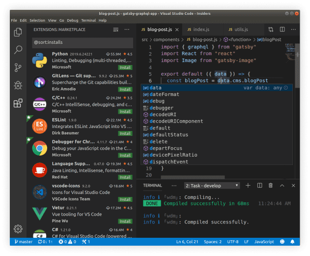 Visual Studio Code Version 1 39 